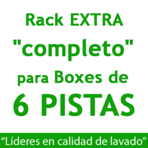 "RACK EXTRA "completo": para Boxes de 6 PISTAS."