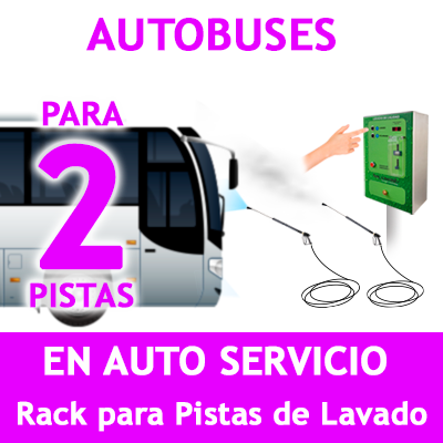 "RACK LAVADO AUTOBUSES PARA 2 PISTAS."