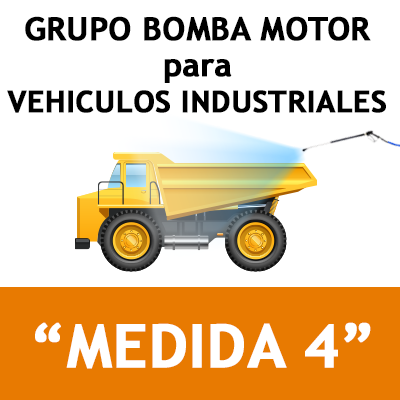 "GRUPO BOMBA MOTOR para Vehículos Industriales Opcional: Foam"